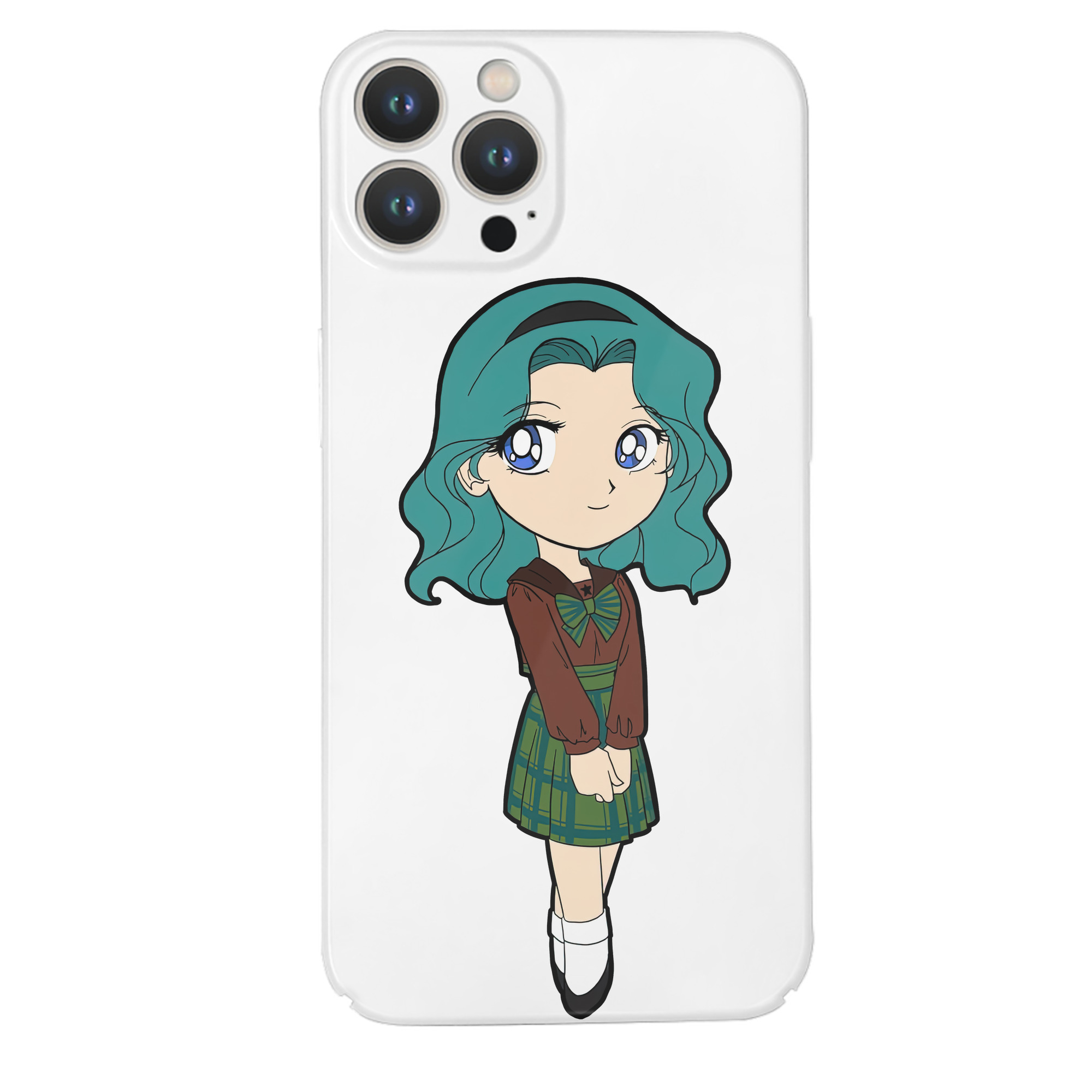 （画像用） 美少女戦士セーラームーン 海王 みちる（かいおう みちる） Sailor Moon Kaiou Michiru 【iPhone 14シリーズ対応】ハードケース